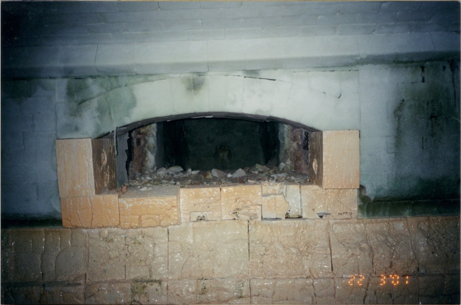 Фотофиксация результатов обследования стекловаренных печей на Скопинском стекольном комбинате.